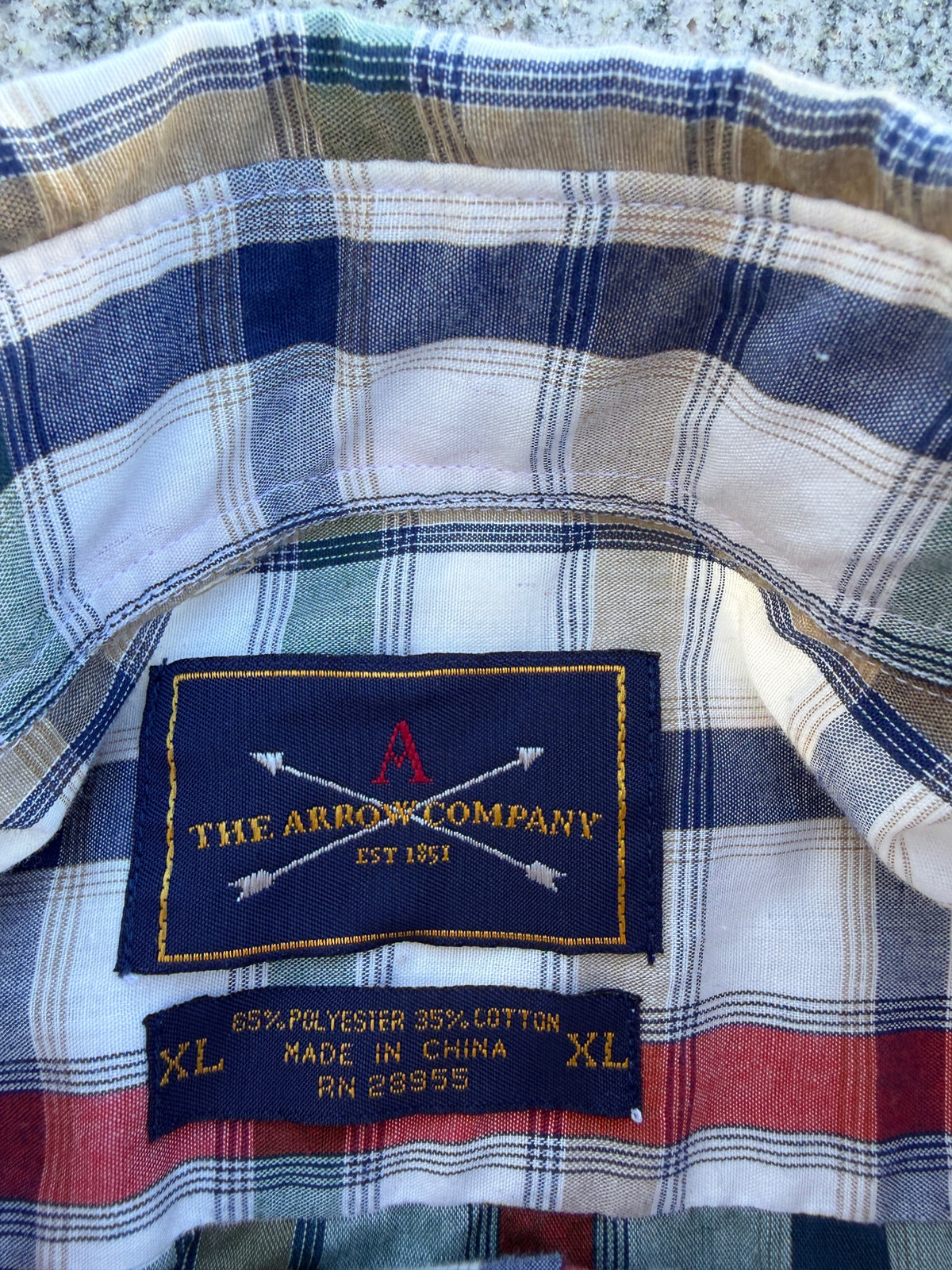 Vintage 1990s Yuppie Checkered Unisex Shirt, Multicolor Cotton, Size N/A gallery