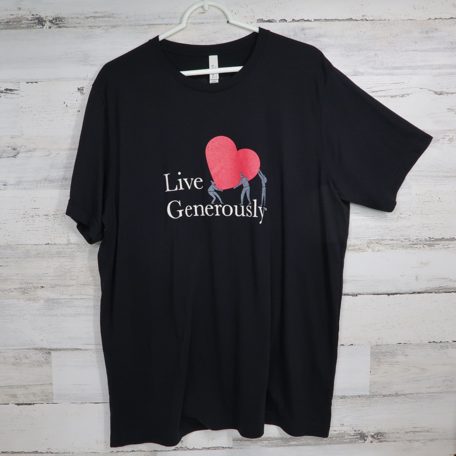 Bella + Canvas Tee Shirt Thrivent size XL black polyester/cotton/rayon gallery