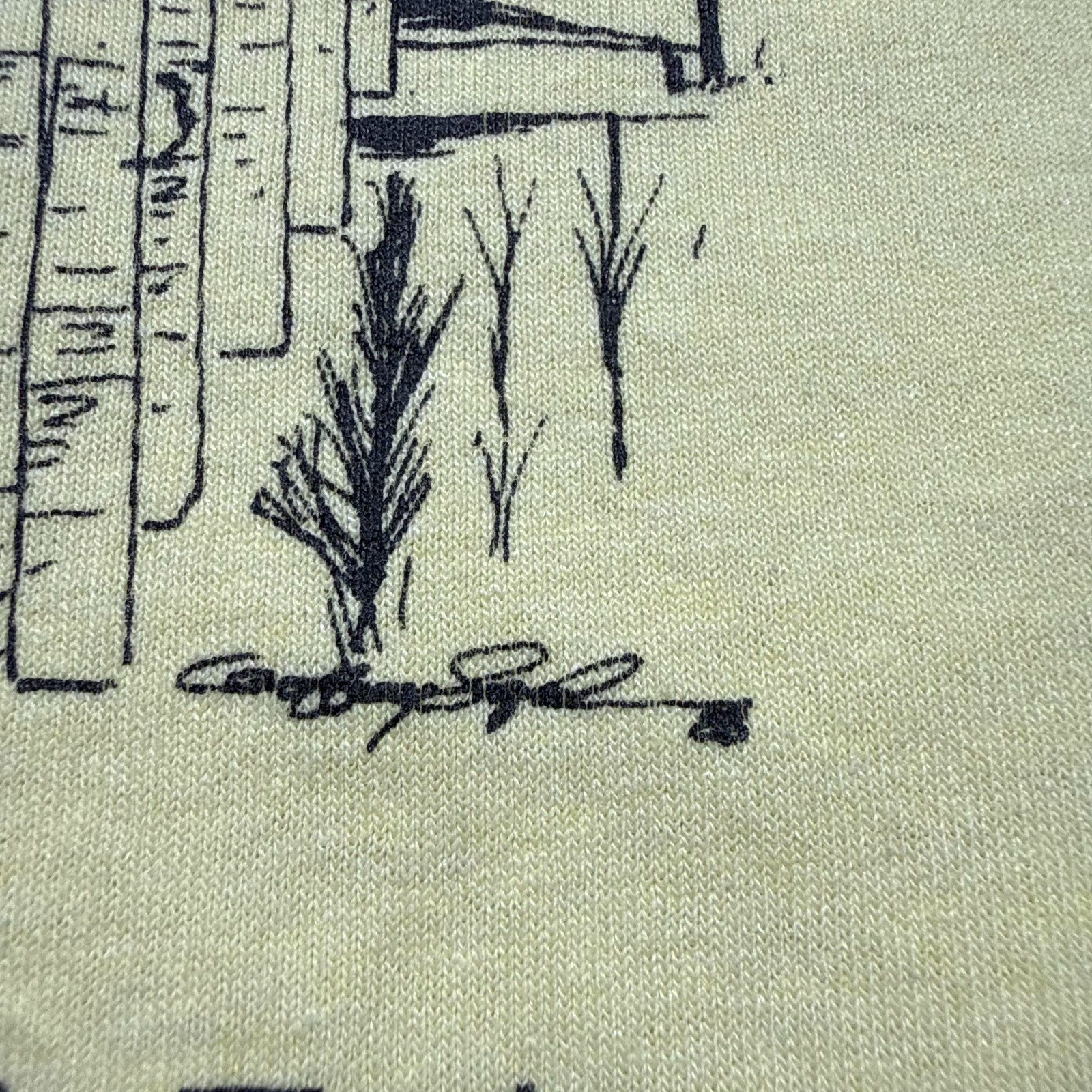 Vintage 80s Hanes Susquehanna Railroad Train Bridge Graphic T-Shirt USA - Large gallery