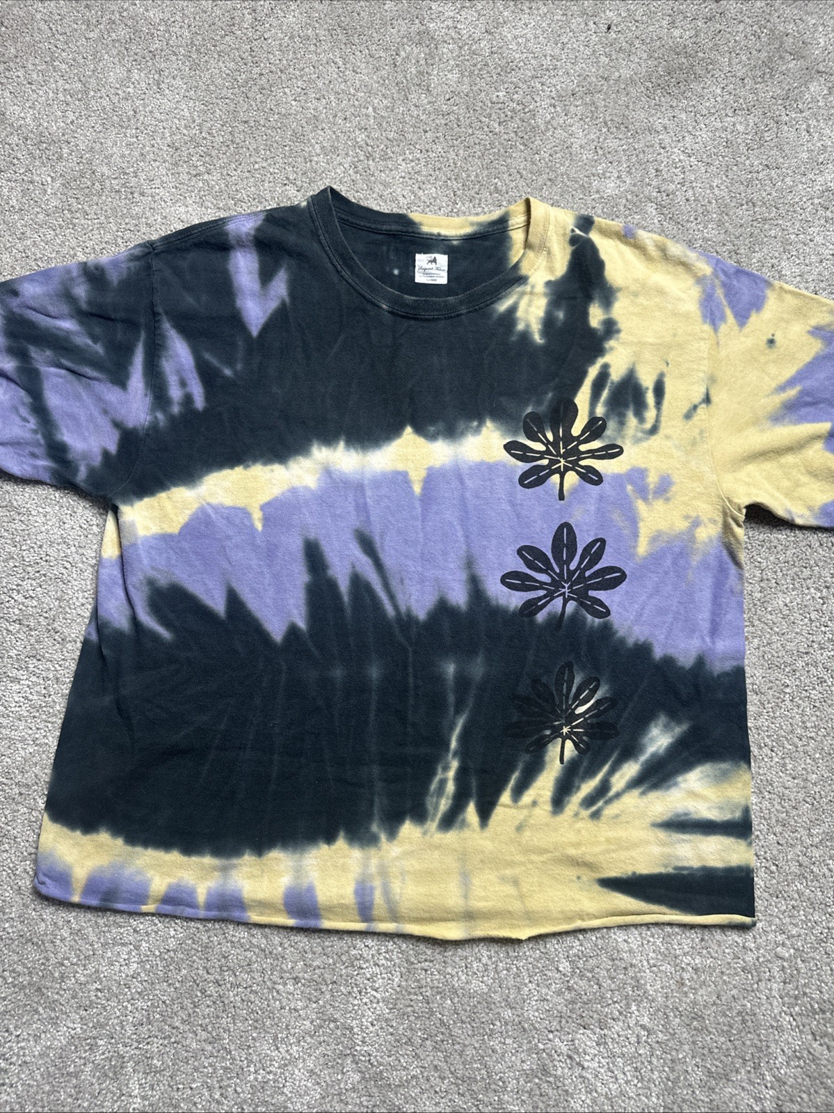 Sasquatchfabrix Tie Dye Cropped shirt Size L Sasquatch Fabrix Fabric Japan Brand