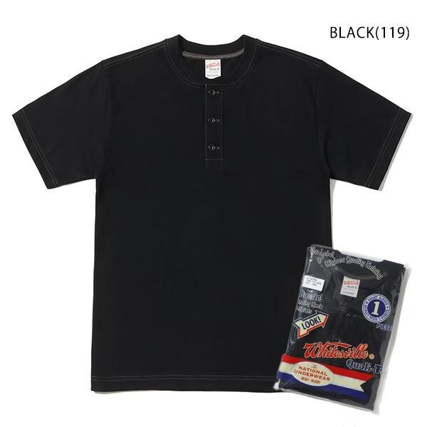 WHITESVILLE HENLEY NECK Short Sleeve 1-PACK T-SHIRT – [ WV79681] Made in Japan