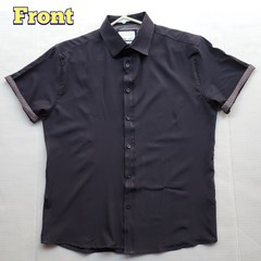 Day & Age Men’s Apparel w-way Stretch Black Polo Shirt – Size: Medium