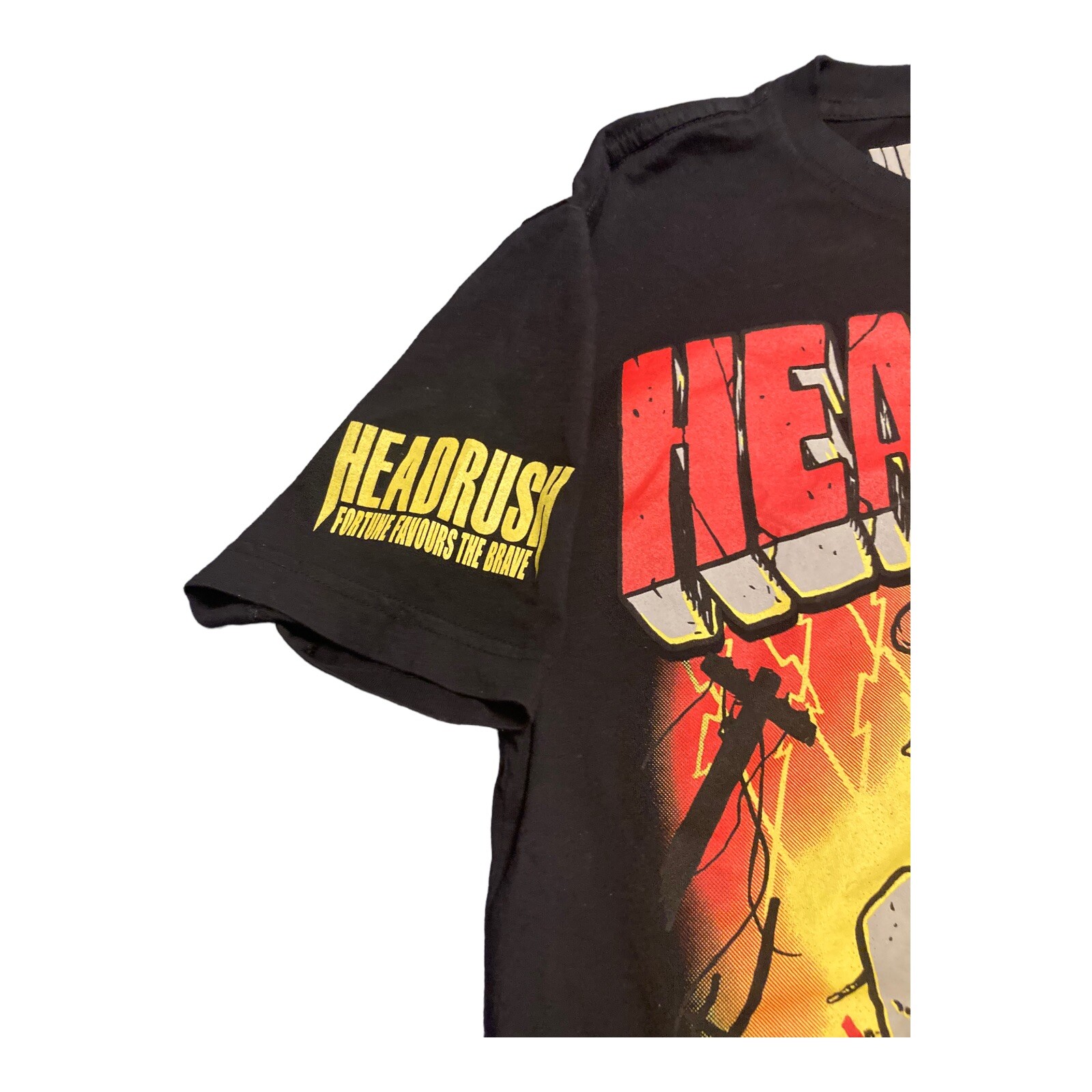 HeadRush Carlos Condit T-Shirt NBK - Small Signed Fortune Favors The Brave gallery