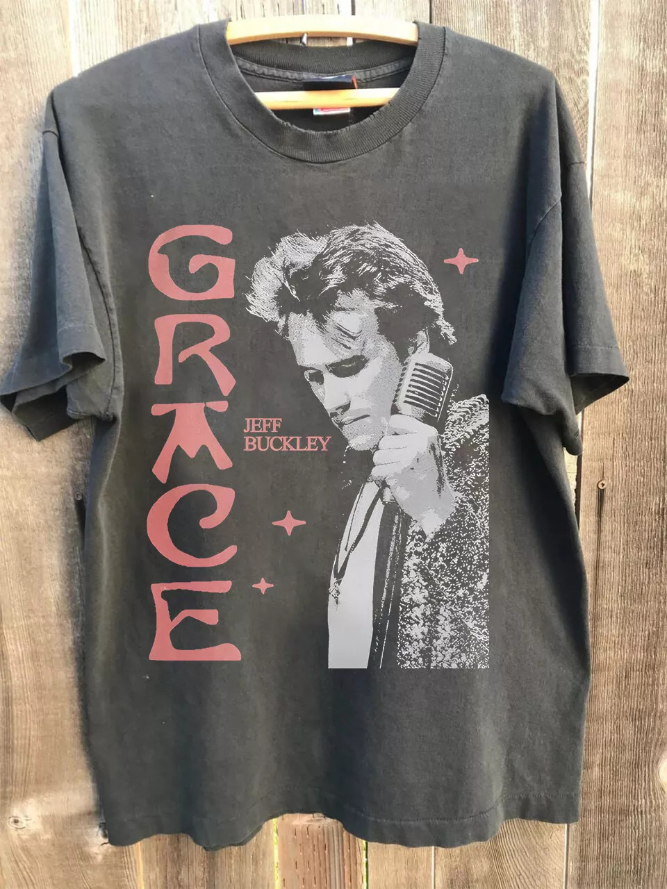 Jeff Buckley Singer Grace Album Black T Shirt Full Size S-5XL gallery