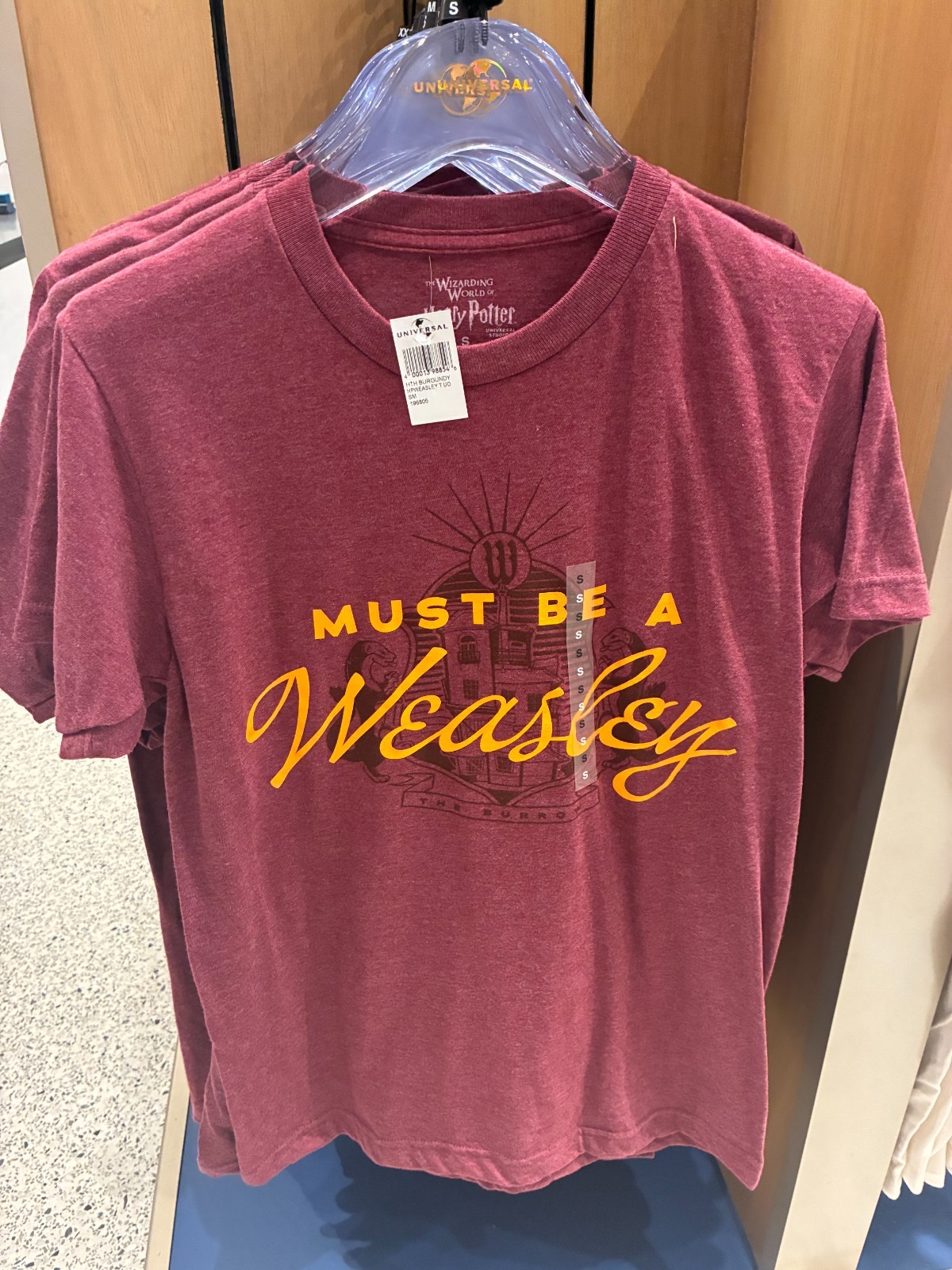 Universal Studios Epic Universe Harry Potter Must Be A Weasley Shirt NWT gallery