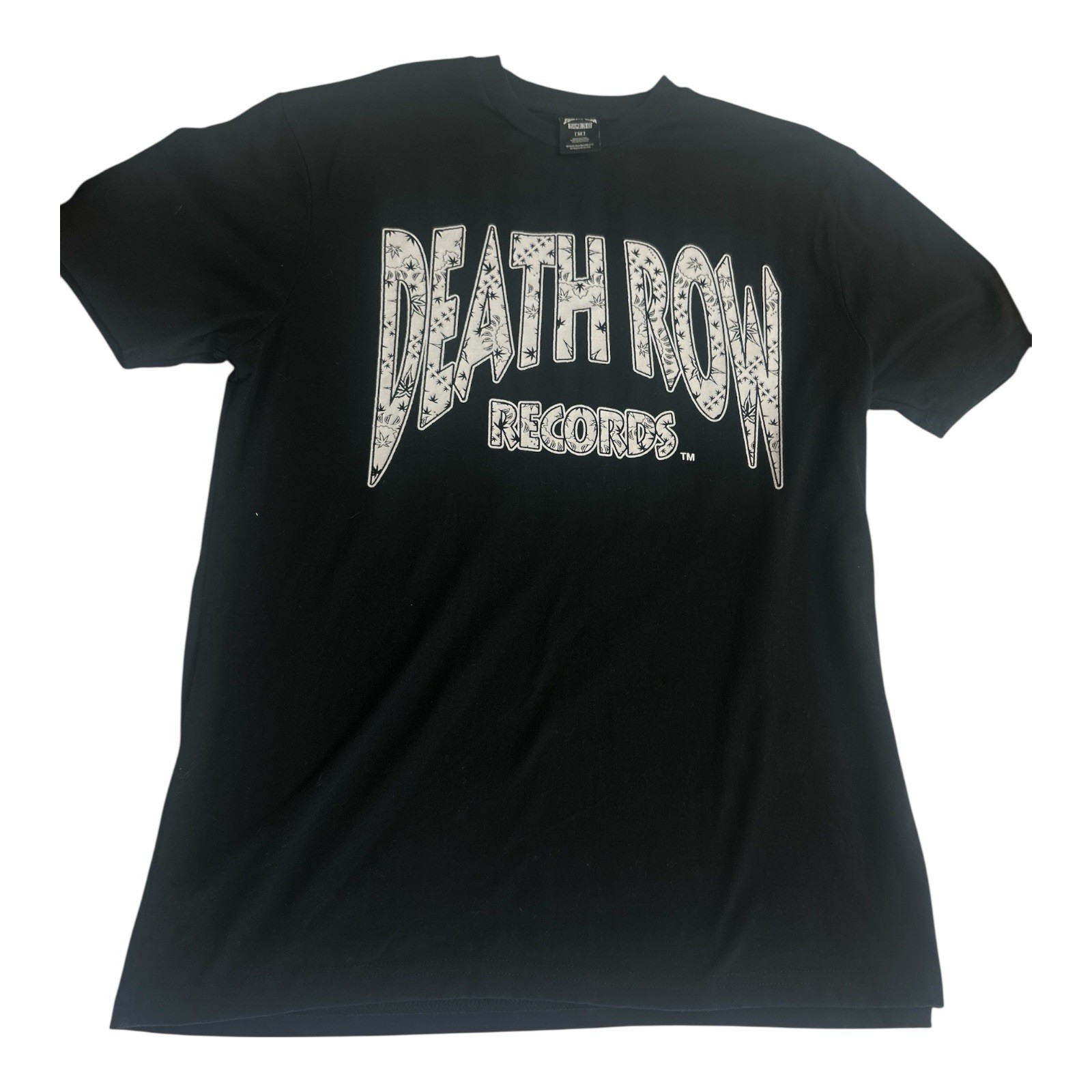 Death Row Records T Shirt Black Men’s Medium Rap Hip Hop Graphic T 90s Vintage