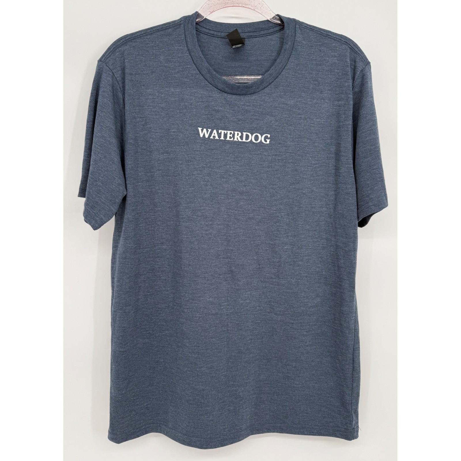 District Perfect Tri Mens Blue Waterdog Graphic T-Shirt Short Sleeve Tee Sz M gallery