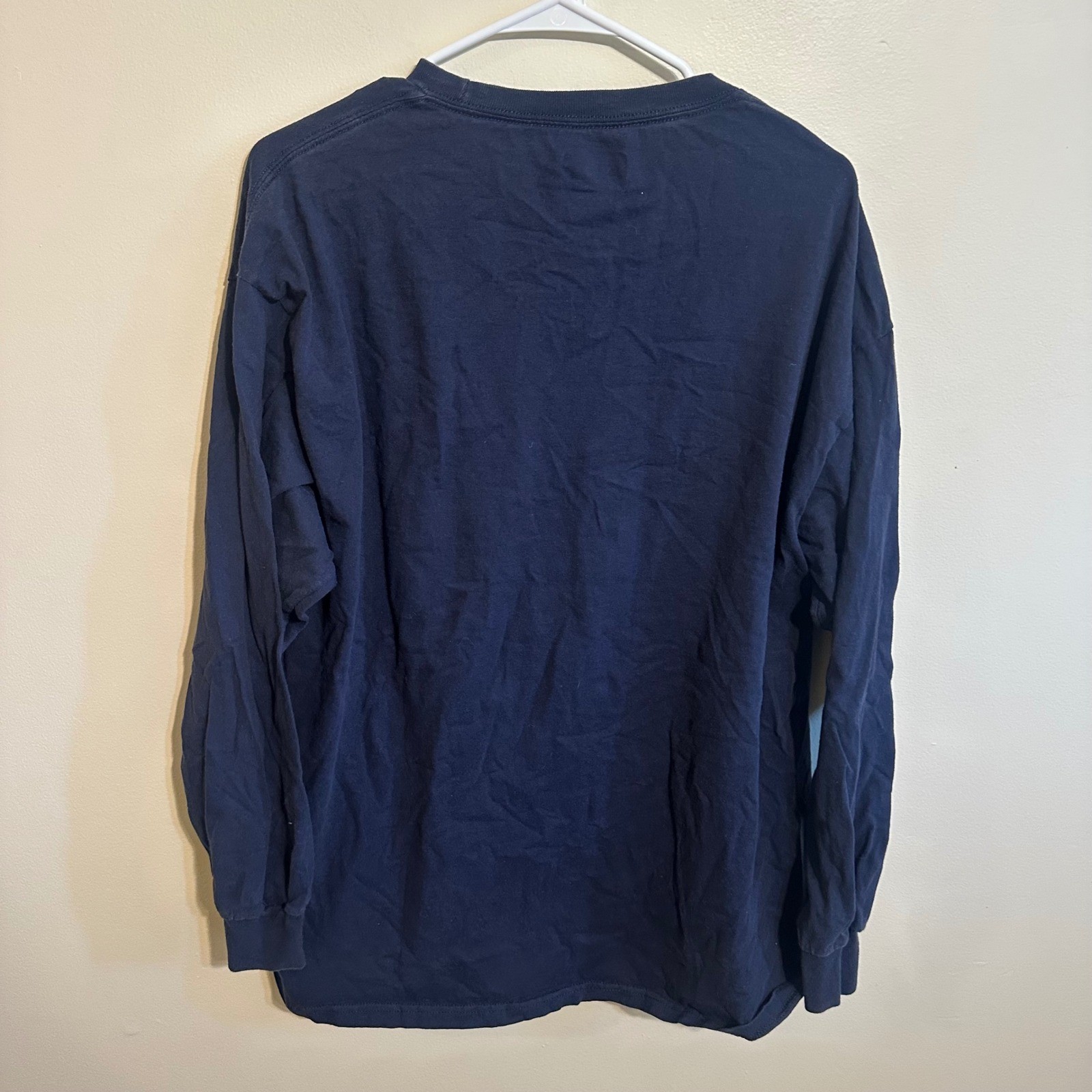 NFL Team Apparel Chicago Bears Shirt Mens XL Navy Blue Long Sleeve Football NFL gallery