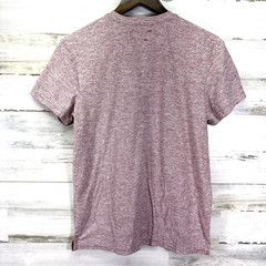 Bruno Milano Red & White SUPER SOFT Lightweight Short Sleeve Henley Shirt Sz S