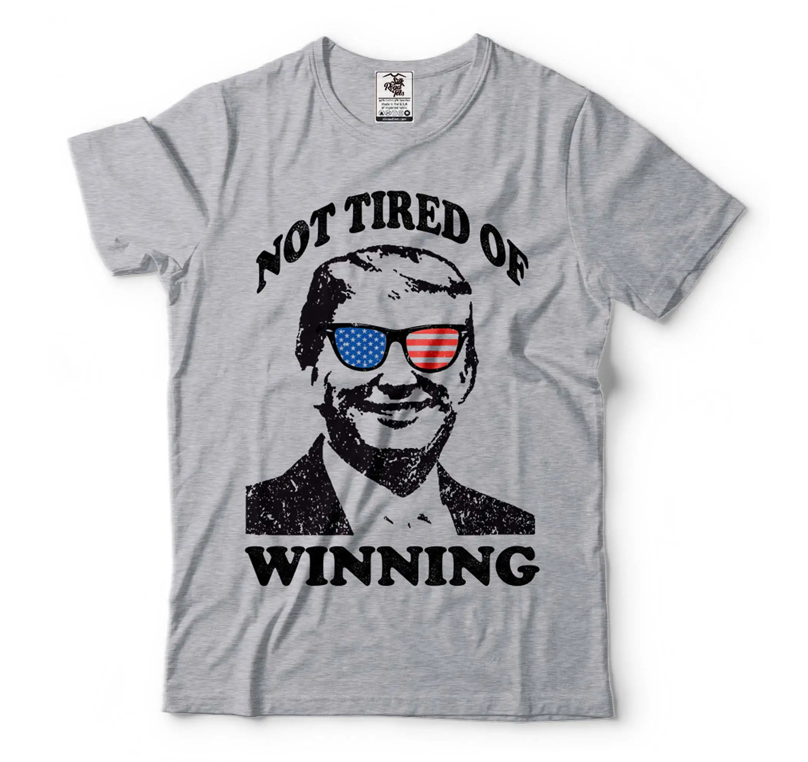 Trump Not Tired Of Winning Shirt Funny Trump Shirts Conservative Republican Tees gallery