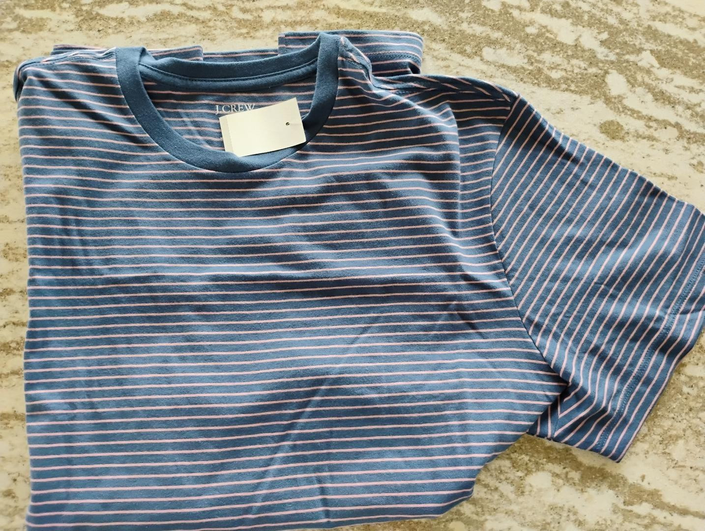 Jcrew Mens Short Sleeve Striped Tshirt Medium $45 retail MINT FREE SHIPPING!