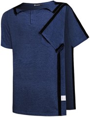 Men’s Post Shoulder Surgery Recovery Shirt Tear Away Short Sleeve Rotator Cuf…