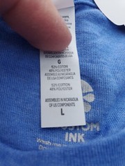 Two Canvas “BEACH BUM” TEES Set SIZE LARGE, ONE BLUE ONE RED NEW WITH TAGS…
