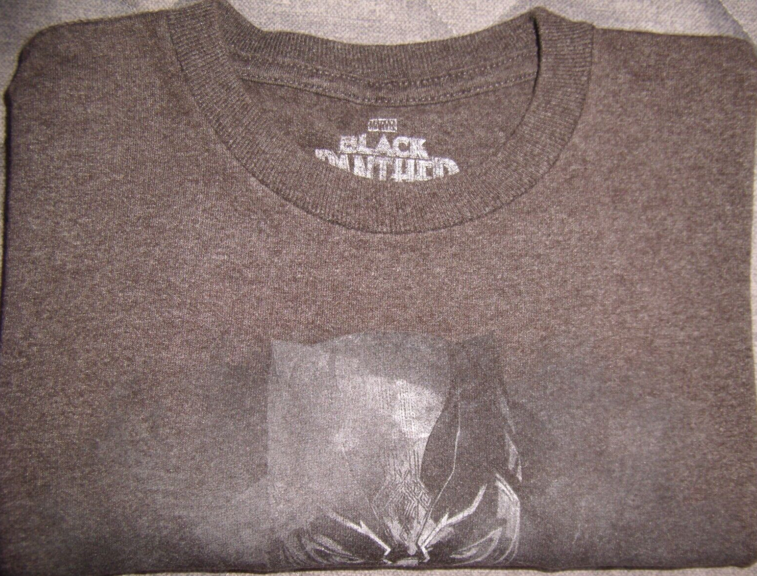 MARVEL BLACK PANTHER: Boy's Long Sleeve Gray Graphic Tee Shirt, Medium gallery