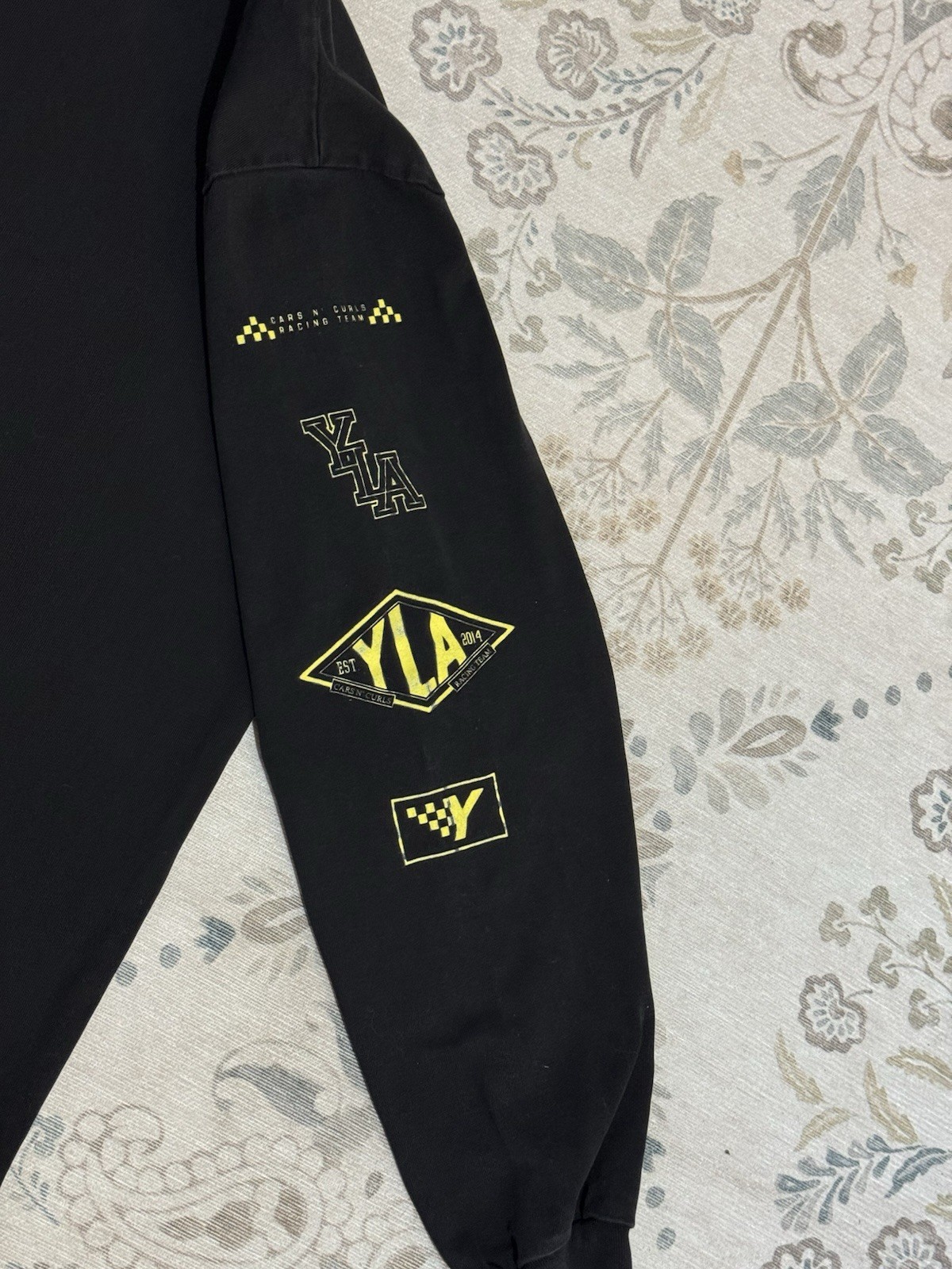 YoungLA Long Sleeve Graphic Tee Black Size Medium gallery