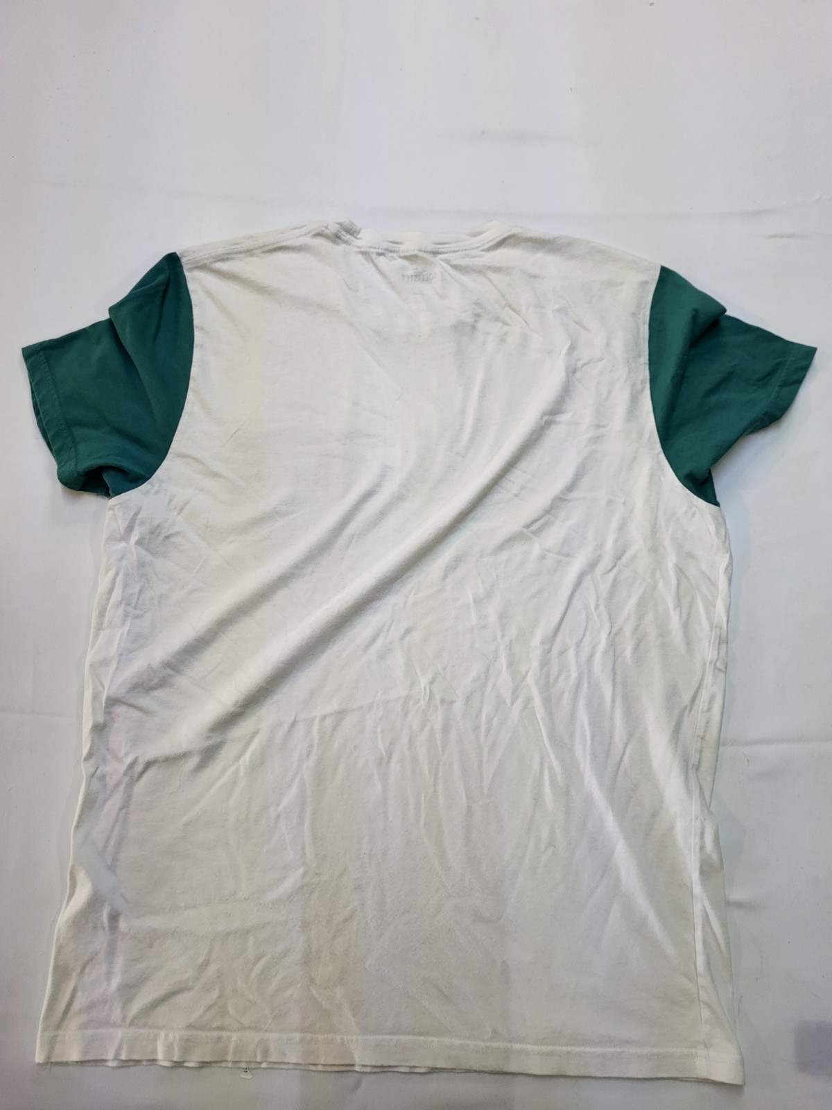 Hollister Pocket T Shirt Men's XL White Teal Colorblock Short Sleeve Tee gallery