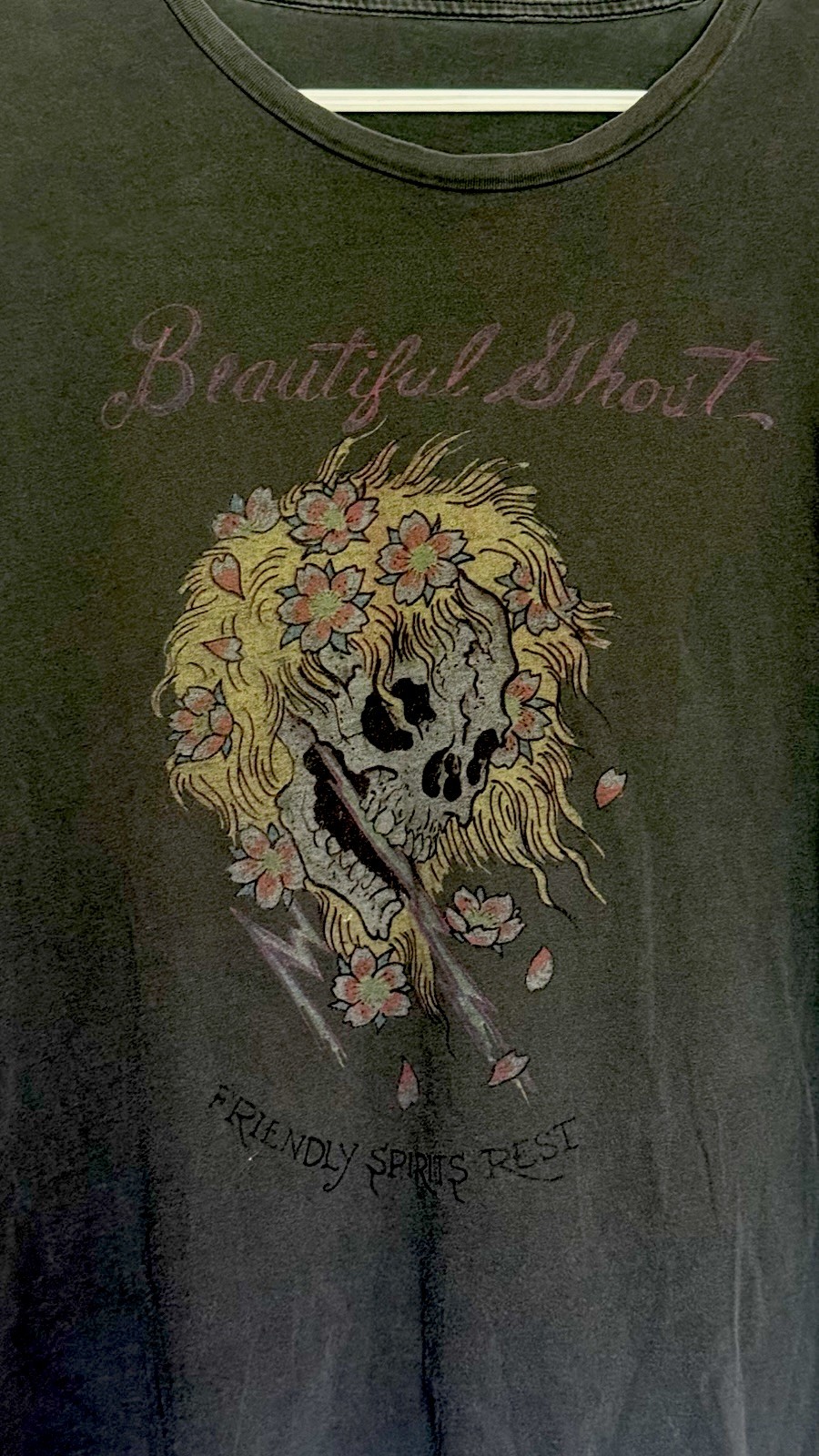 Ed Hardy Black Skull Graphic Crew Neck Short Sleeve Cotton Knit T-Shirt L gallery