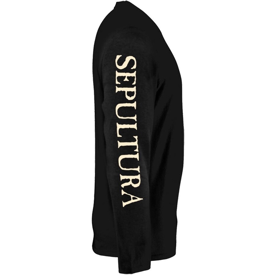 Sepultura "Chaos A.D." Long Sleeve Black T-Shirt obituary death slayer gallery