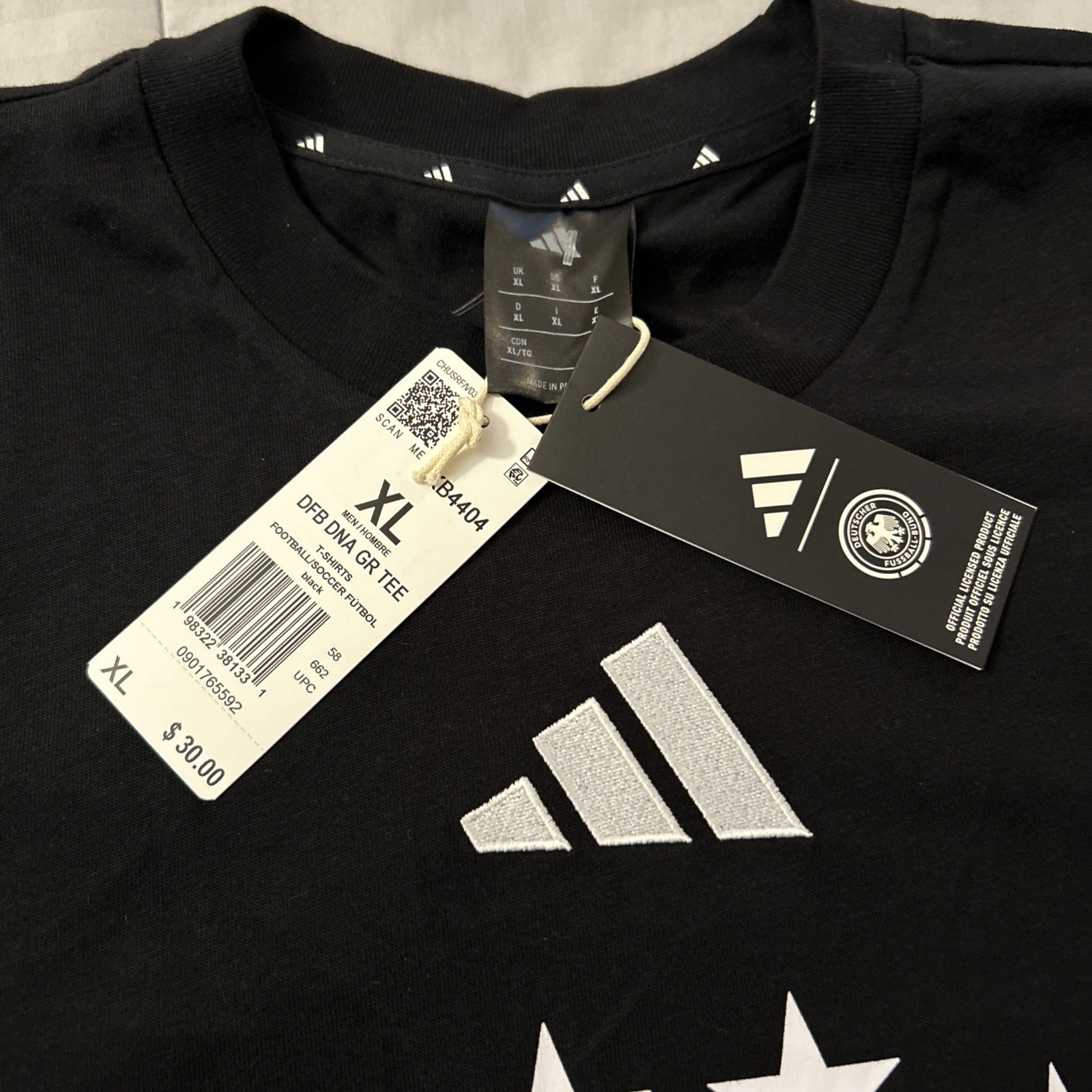❌Adidas 2026 Soccer Germany Men's Graphic DNA Tee Size XL Short Sleeves gallery