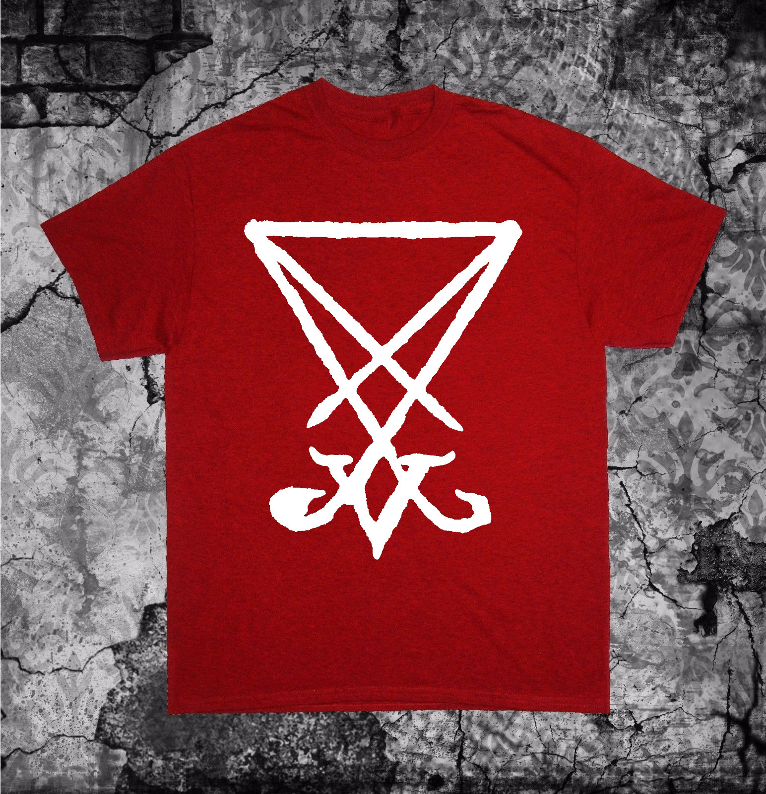 Sigil of Lucifer Shirt - Baphomet Pentagram Satanic Occult Gothic Goat of Mendes gallery