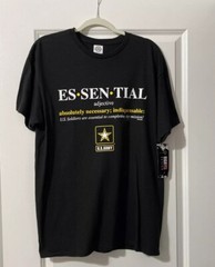 “Es•sen•tial” Adjective Absolutely Necessary Indispensable T Shirt U.S. Army L