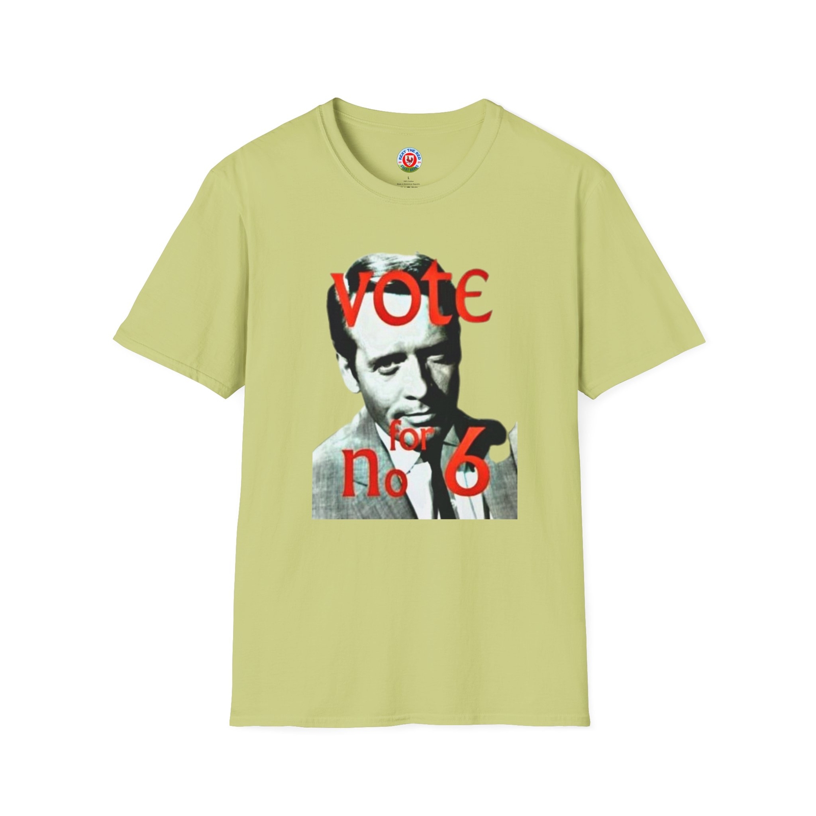 Prisoner The Prisoner VOTE No.6 Patrick McGoohan Unisex Softstyle T-Shirt gallery