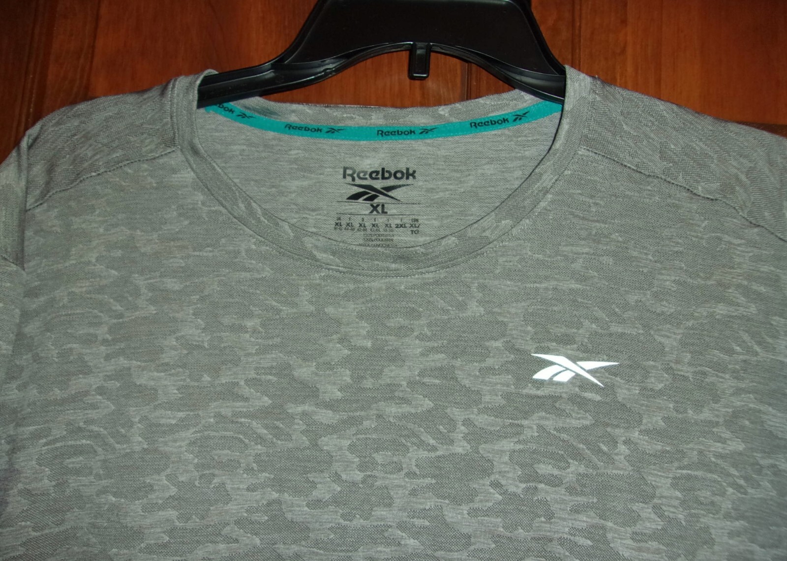 Reebok T Shrt - Gray/Green Camo - XL gallery