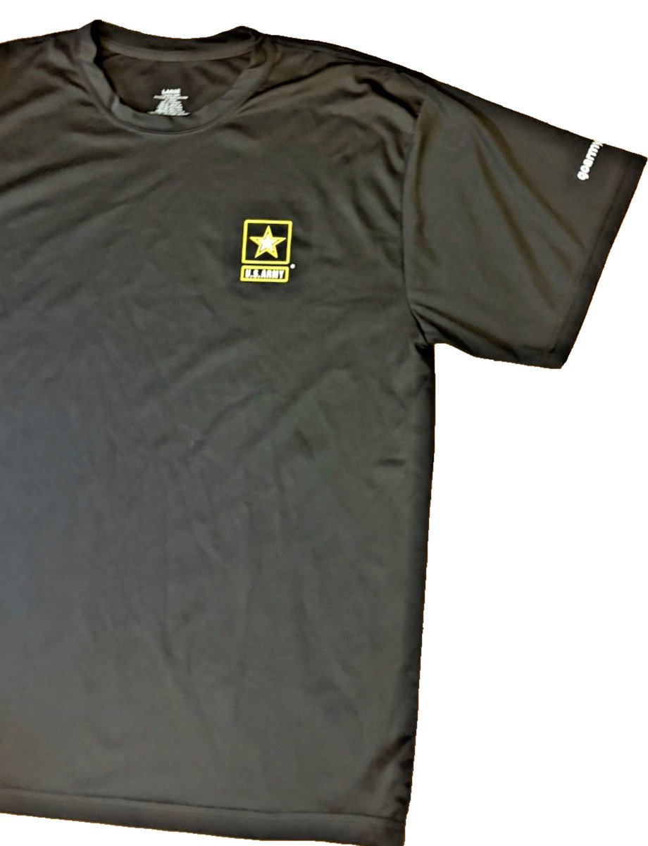 Army Physical Fitness Uniform Ft. Knox Black Short Sleeve Large Shirt gallery