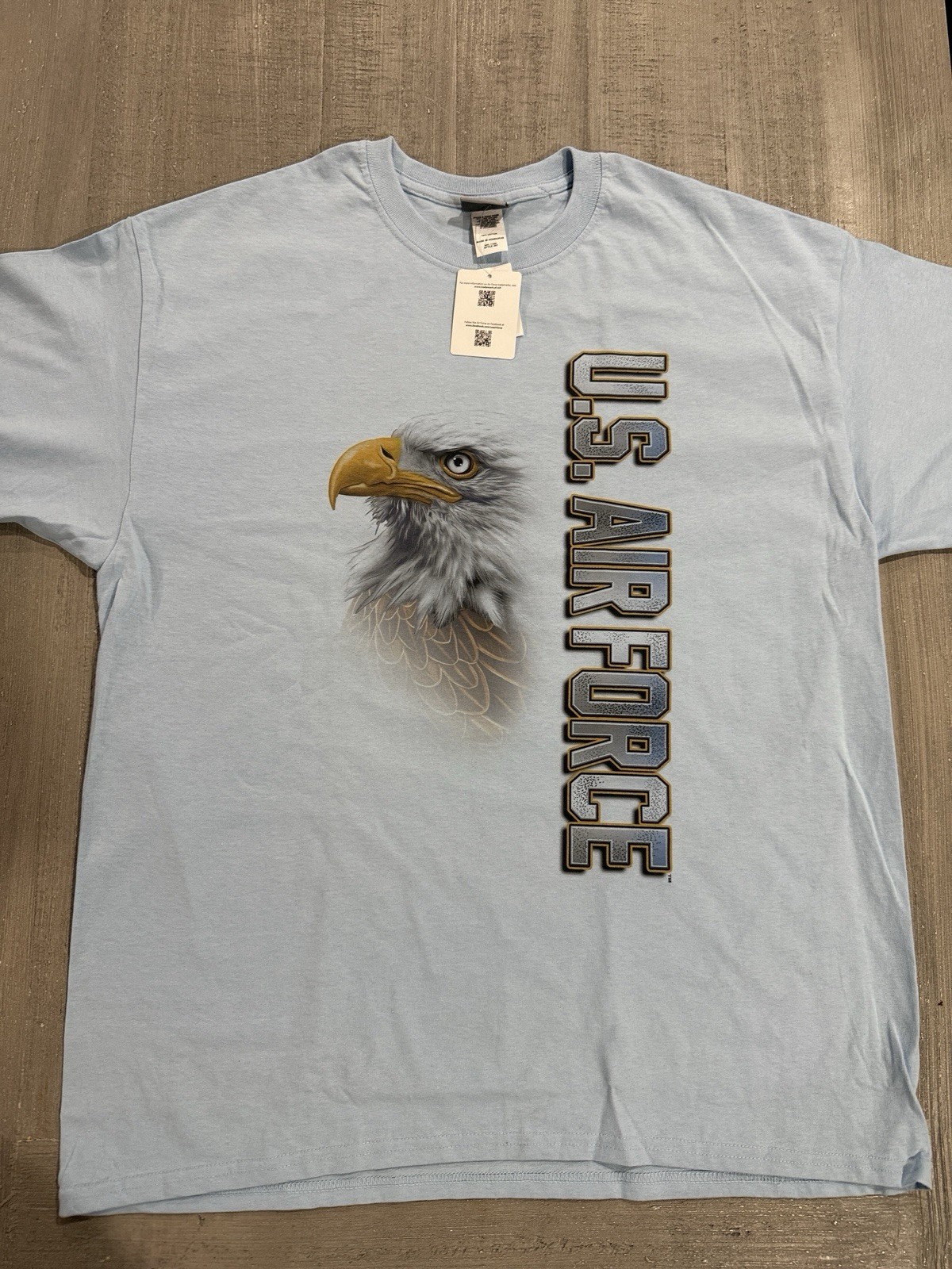 USAF US Air Force “Bald Eagle & Logo” Blue T-Shirt - by MV Sport - Size XL - NWT gallery