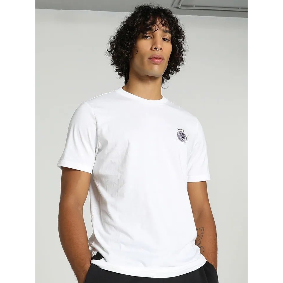 NWT Men’s Puma x One Piece Luffy Graphic T-Shirt – Small – White