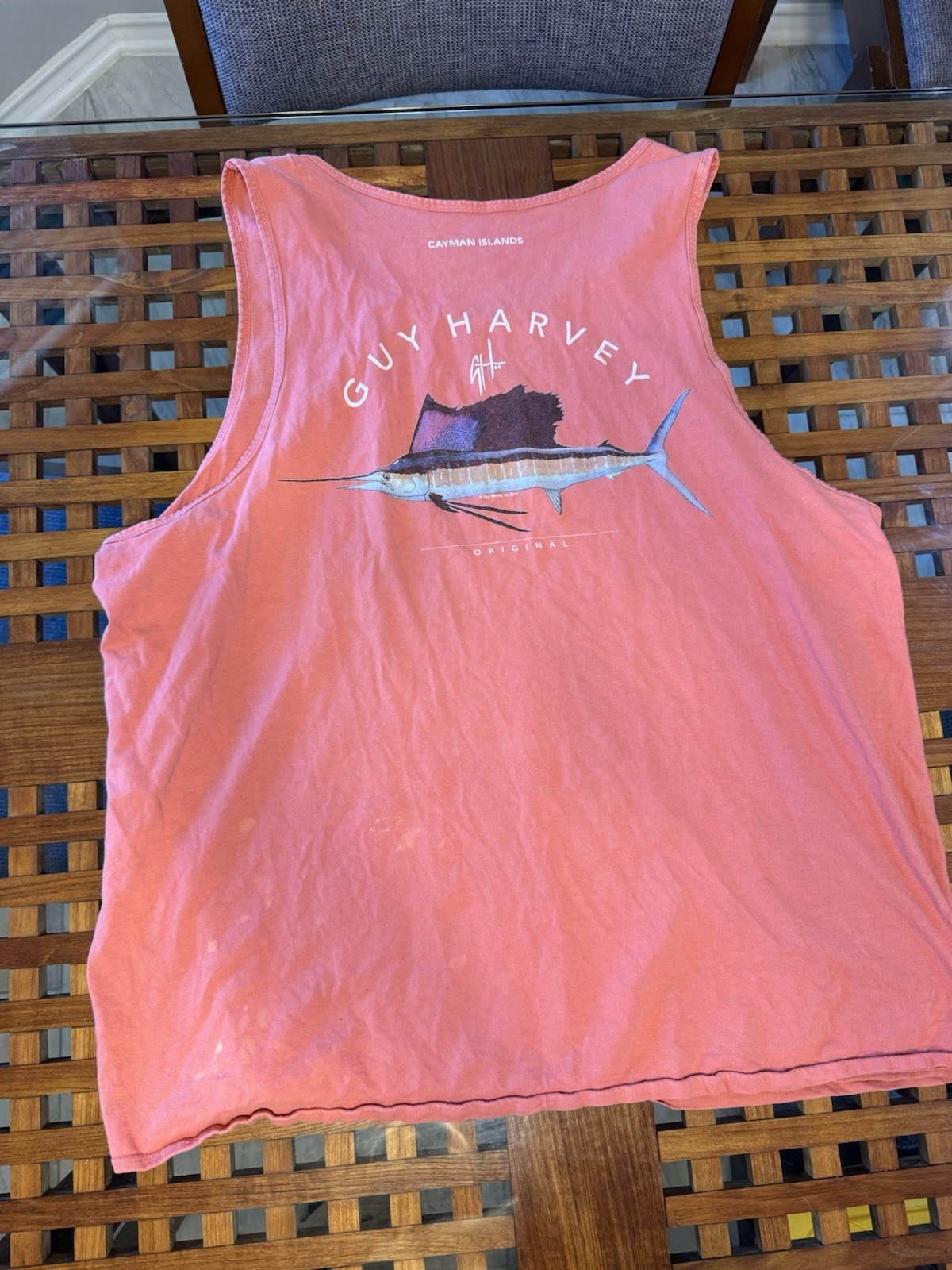 Guy Harvey WindJammer Men’s Boat Beach Fishing Tank Top XL
