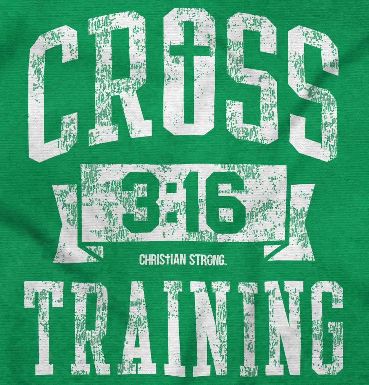 Cross Training Christian Religious Athletic Adult Short Sleeve Crewneck Tee gallery