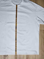 Heavyweight 240G Oversized Blank White T-Shirt Boxy Drop Shoulder Streetwear Tee