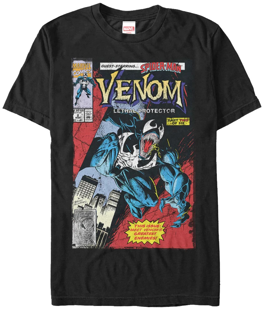 Venom Marvel T-Shirt 180 GSM | 100% Cotton DTG Print