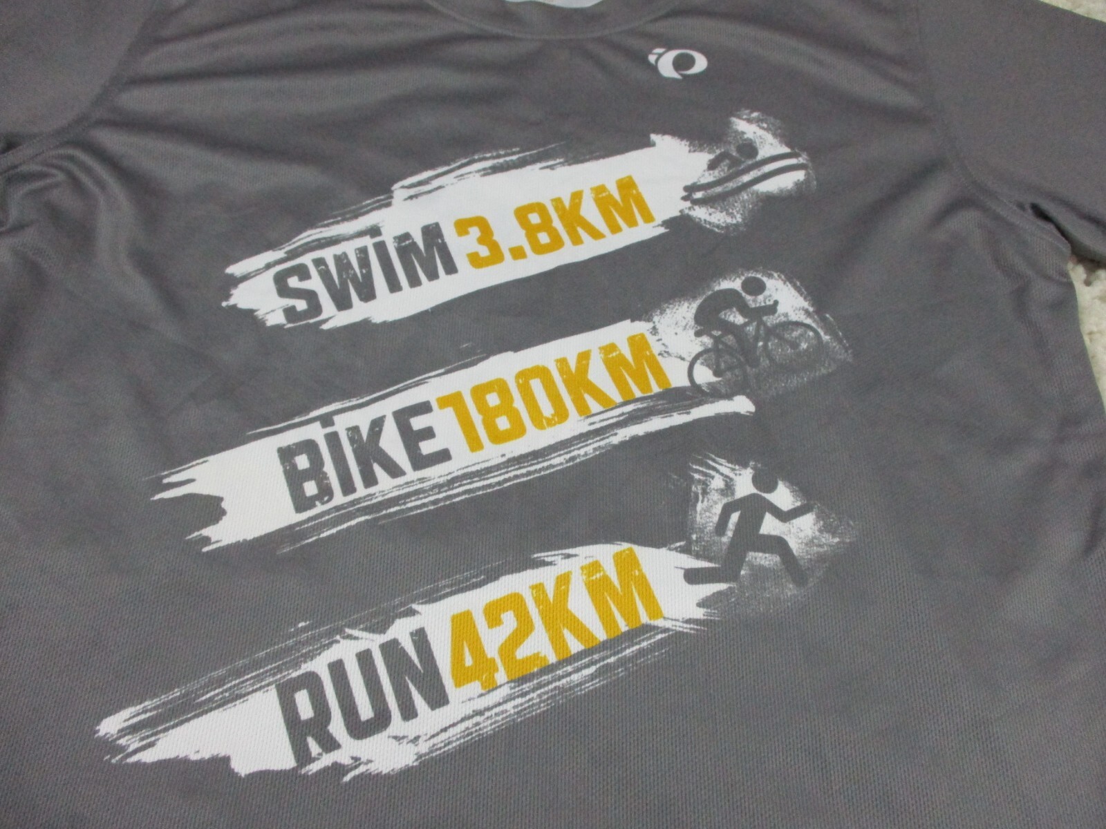 Pearl Izumi Shirt Adult Medium Gray Lightweight Cycling Bike 2014 Brazil iQ Mens gallery
