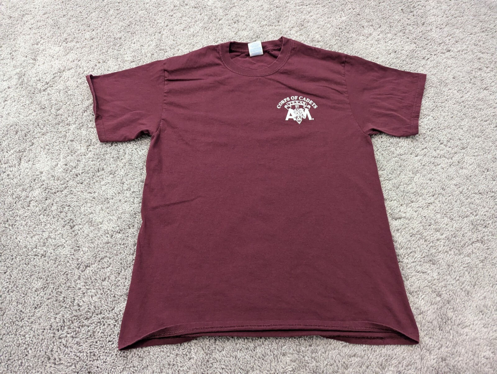Texas A&M Corps of Cadets T Shirt Mens Medium Red Port & Company gallery