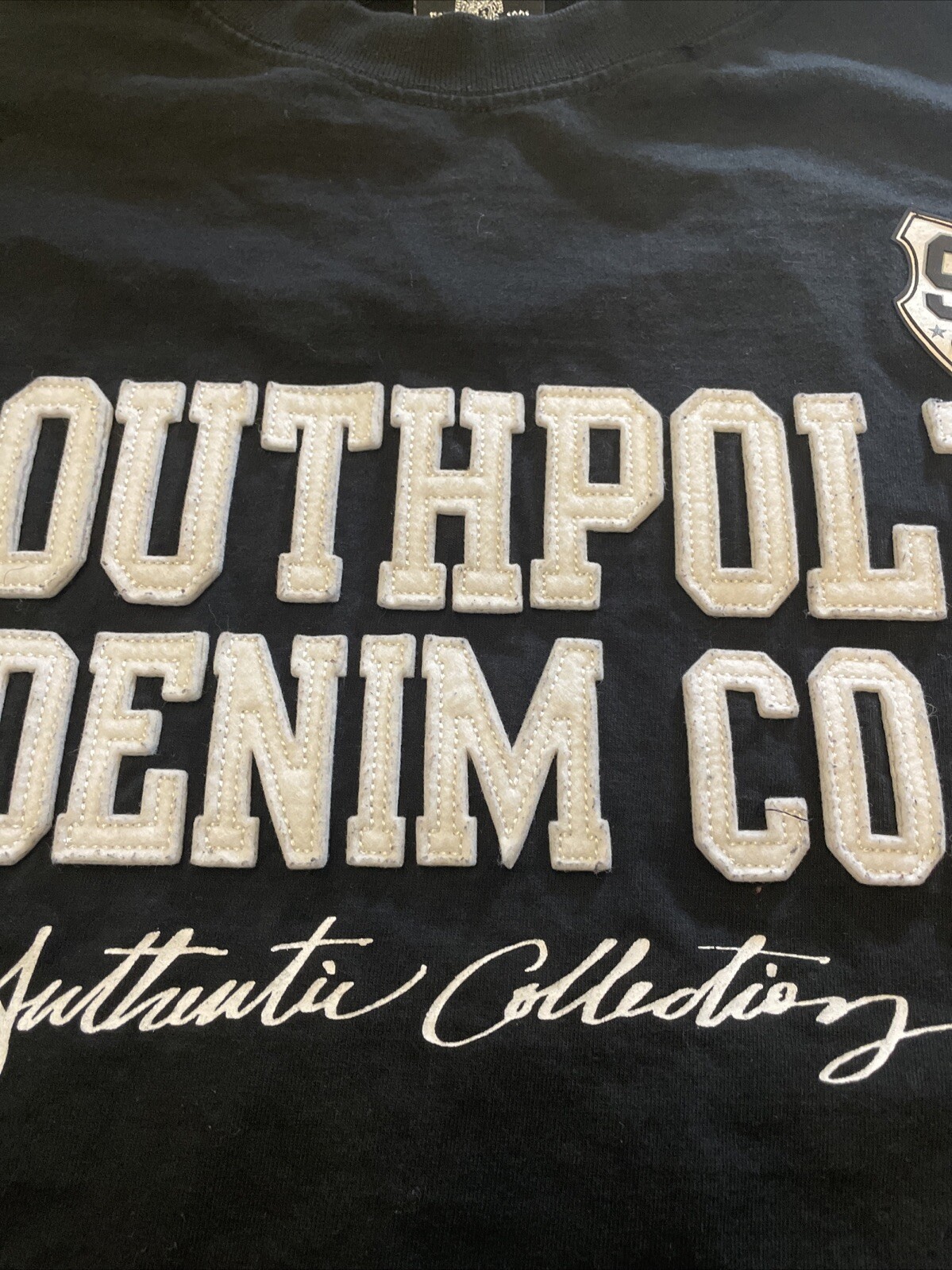 Vintage South Pole T-shirt Black 90’s Y2K Hip Hop Streetwear Men's Size XL gallery