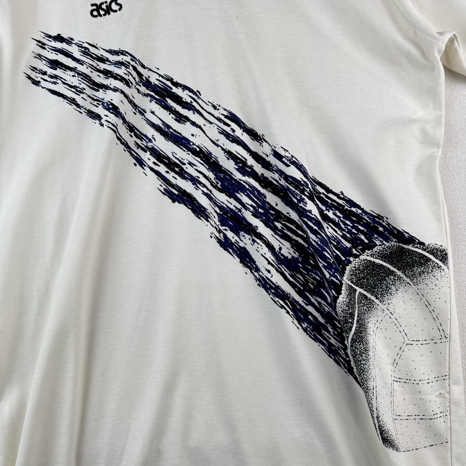 90’s Vintage ASICS Mens 2XL Volleyball Long Sleeve Collar V-Neck New Deadstock gallery