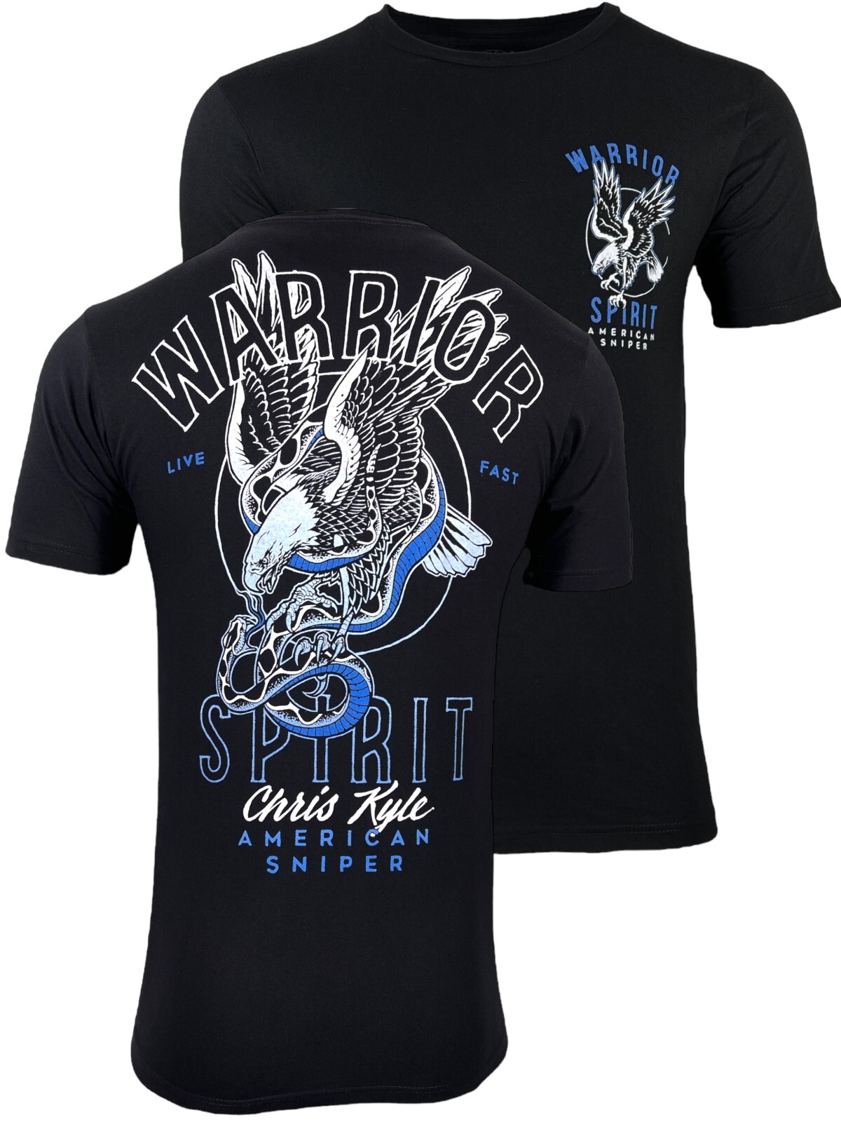 Howitzer Style Men’s T-Shirt Chris Kyle Warrior Eagle Military Grunt MFG