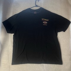 Harley Davidson Waikiki Hawaii Motorcycle Shirt Black Men’s Size 2XL