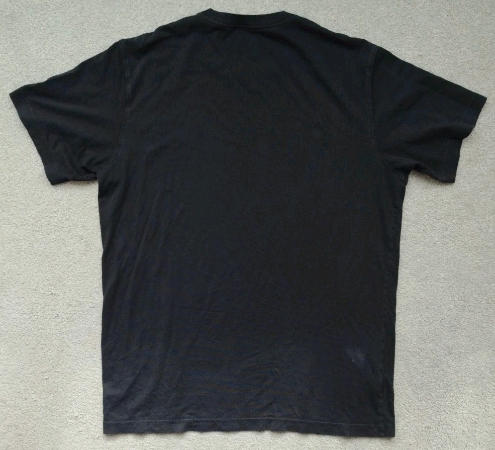 Eddie Bauer Mens Legend Wash Black 100% Cotton T-shirt Pit 23" Length 29.5" gallery
