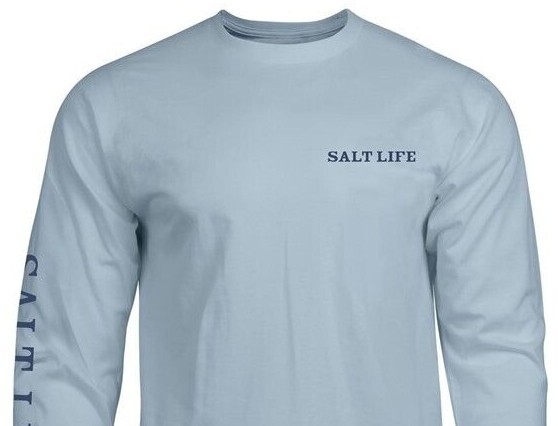 Mens Salt Life Leaning Palms Graphic Long Sleeve T-Shirt - 2XL/XL/Large - NWT gallery