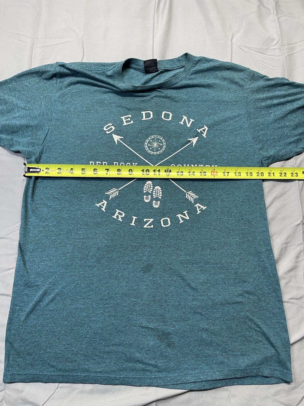 Prairie Mountain Sedona Arizona Red Rock Country Heather Teal Souvenir T-Shirt L gallery