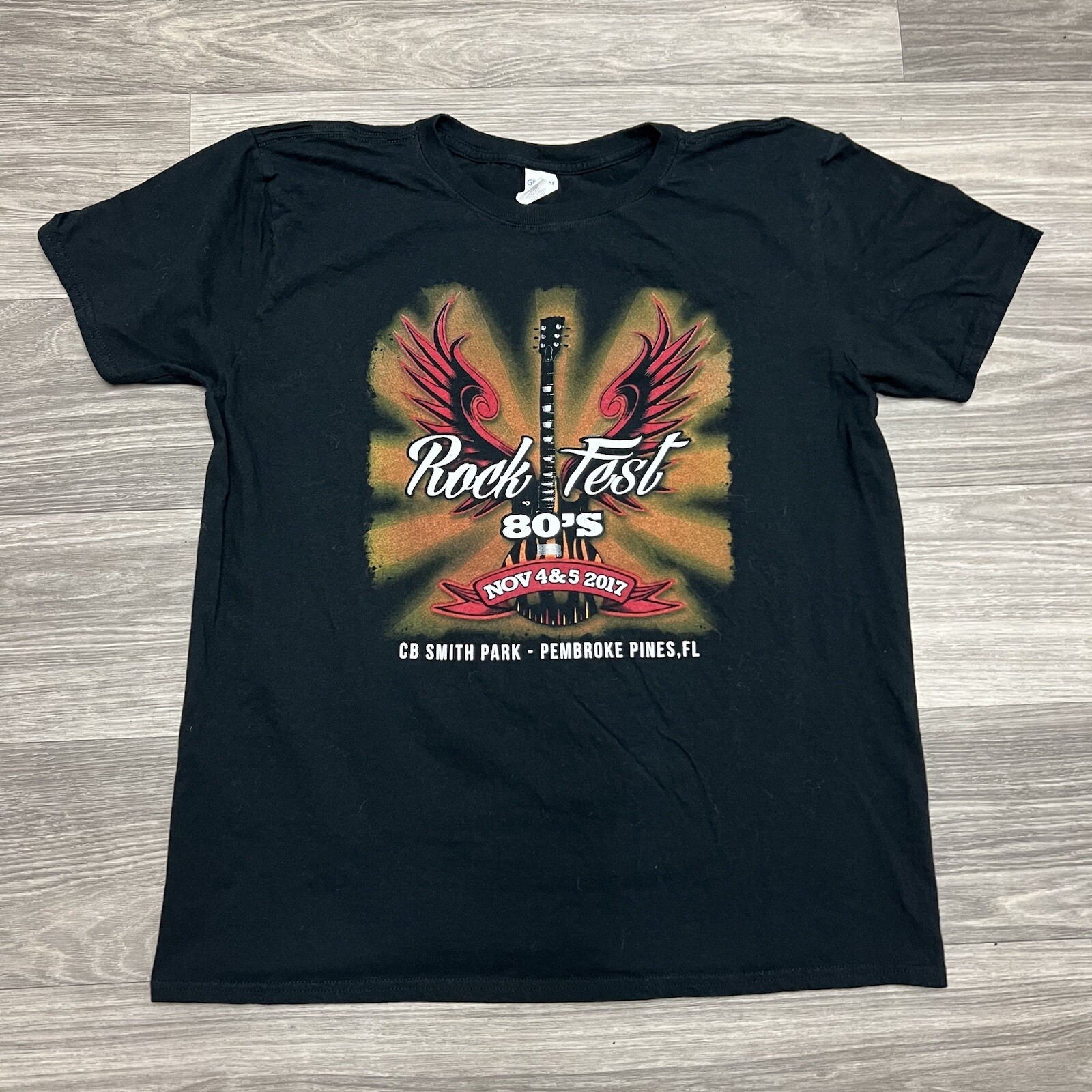 Vintage 80s Rock Fest Band Tee Men 2XL XL Cheap Trick Lynrd Skynrd Concert Merch gallery
