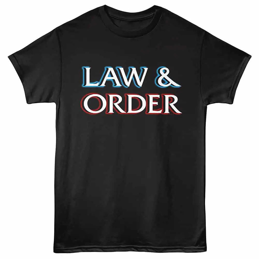 Law & Order Classic Logo Men's T-Shirt gallery