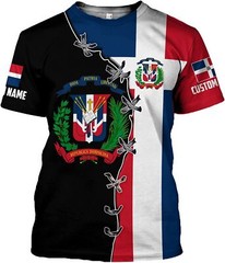 Personalized Dominican Republic Shirts 3D, Republica Dominicana Tshirt, Dominica