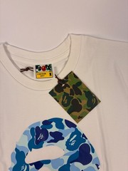 BAPE Blue Camo By Bathing Ape Tee White Size M