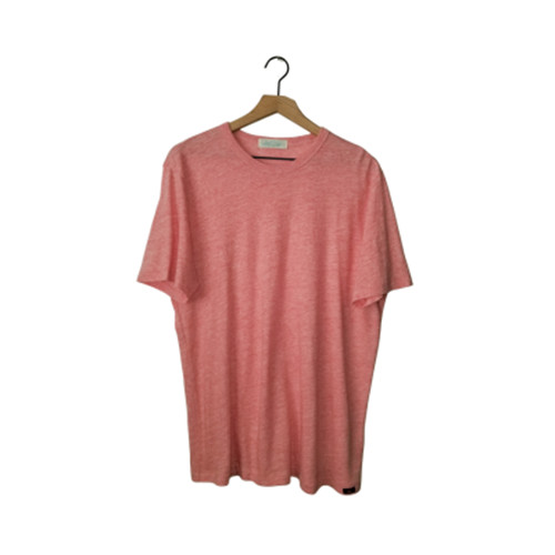 FAHERTY Brand T-Shirt Chambray Tees Heathered Pink Cotton Modal Crewneck NEW Lg gallery