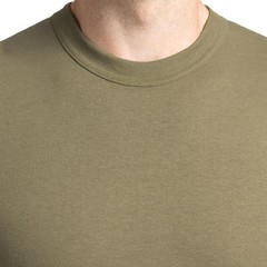 Soffe Men’s 3 Pack USA Poly/Cotton Military Tee, Tan, Medium