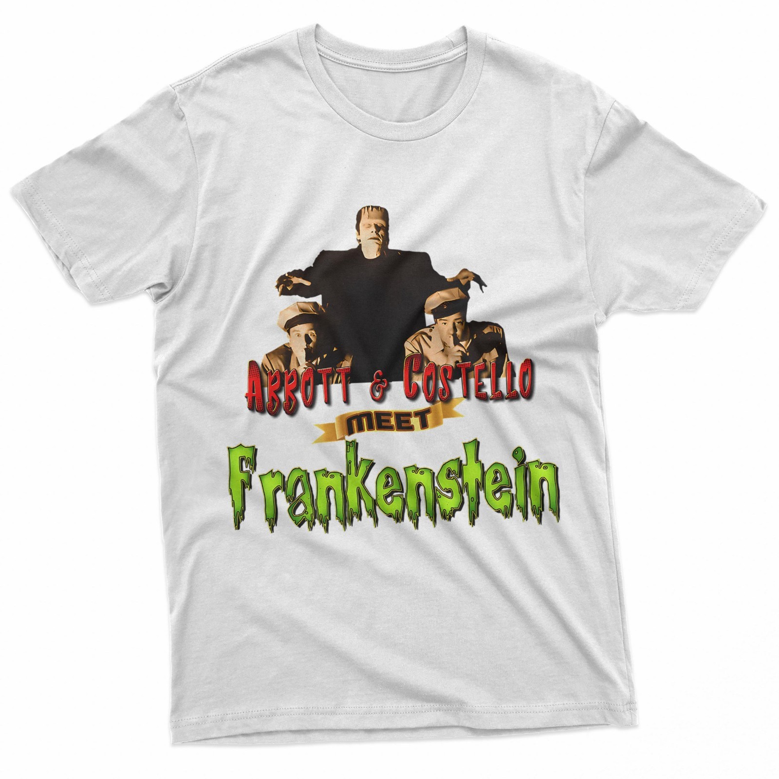 Abbott And Costello Meet Frankenstein Classic Horror Comedy T-Shirt gallery